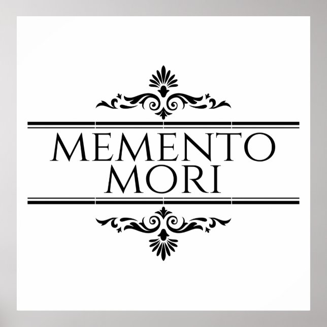 Póster Memento Mori (Frente)