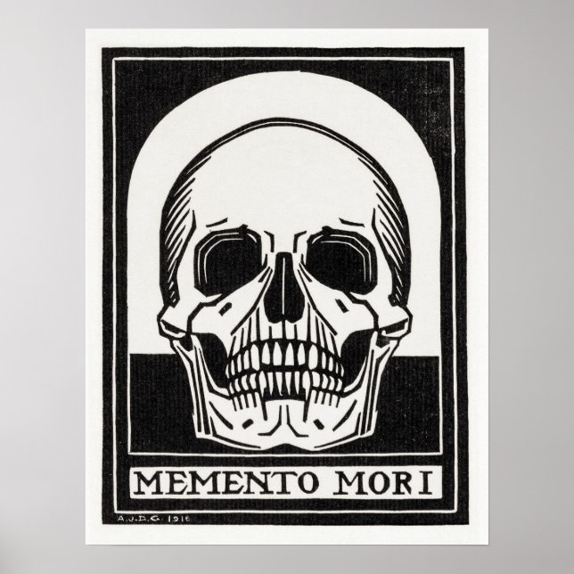 Póster Memento Mori (Frente)