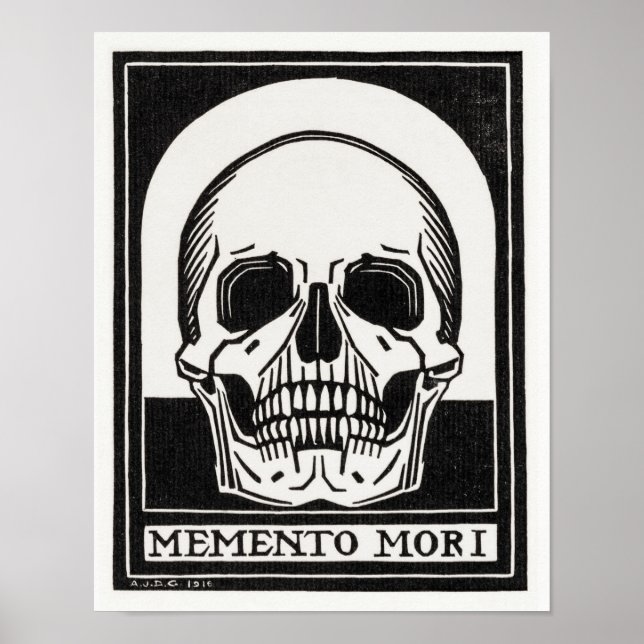 Póster Memento mori (1916) (Frente)