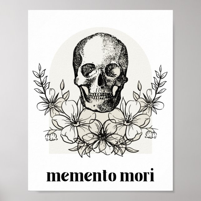 Póster Memento Mori - Imprimir (Frente)