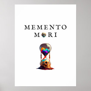 Póster Memento Mori Poster   Poster estoico   Regalo esté