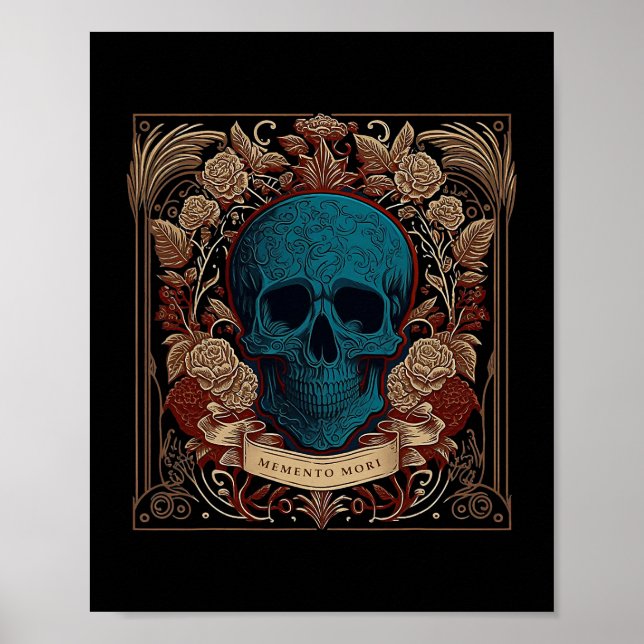 Póster Memento Mori Skull 7 (Frente)