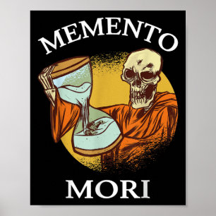 Póster Memento Mori Stoic Latin Stoicism Philosophem