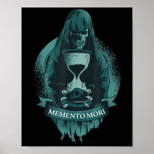 Póster Memento Mori Stoic Latin Stoicism Philosophem