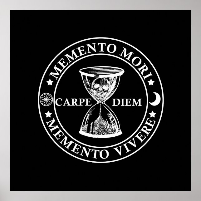Póster memento mori vivir (Frente)