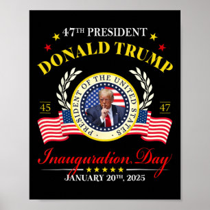 Póster Memorándum de la inauguración del presidente Donal