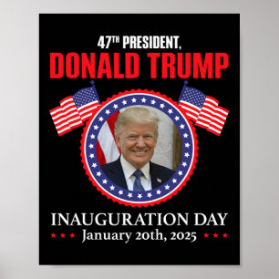 Póster Memorándum de la inauguración del presidente Donal