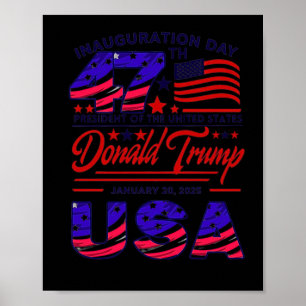 Póster Memorándum de la inauguración del presidente Donal