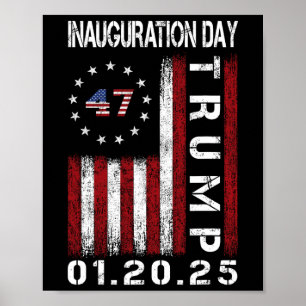 Póster Memorándum de la inauguración del presidente Donal