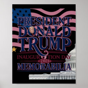 Póster Memorándum de la inauguración del presidente Donal