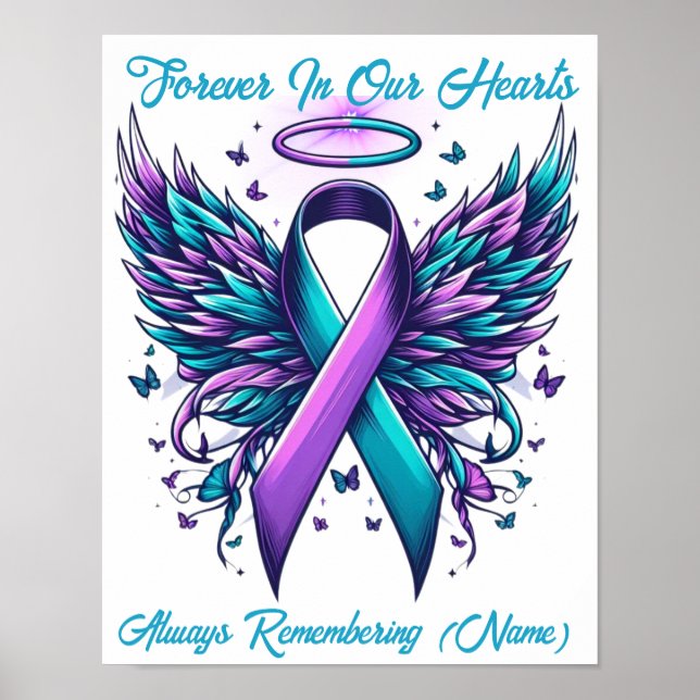 Póster Memoria Amorosa Personalizada Conciencia de Pérdid (Frente)