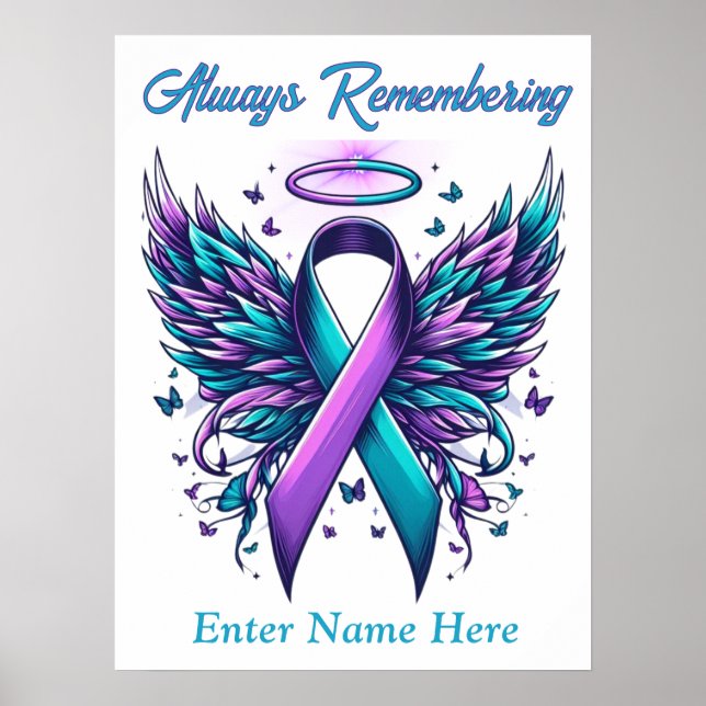 Póster Memoria Amorosa Personalizada Conciencia de Pérdid (Frente)