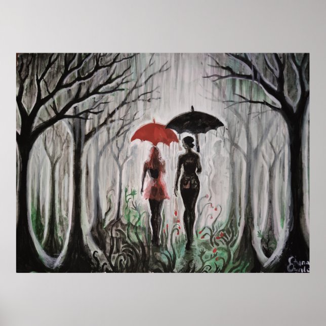 Póster Memoria de la lluvia (Frente)