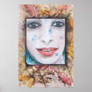 PÓSTER MEMORIA DE OTOÑO/ HOJAS Y GOTAS DE AGUA