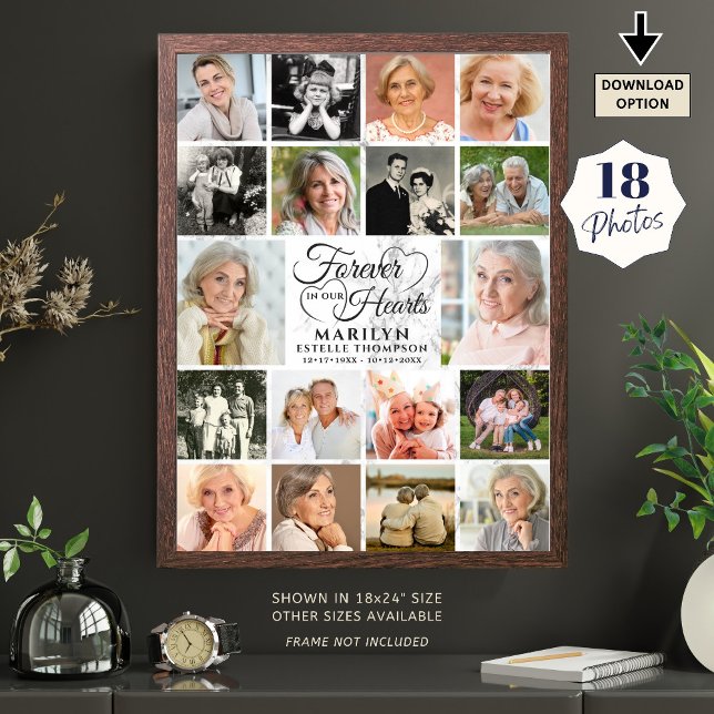 Póster Memorial 18 Colage de Fotos Por Siempre en nuestro (Subido por el creador)