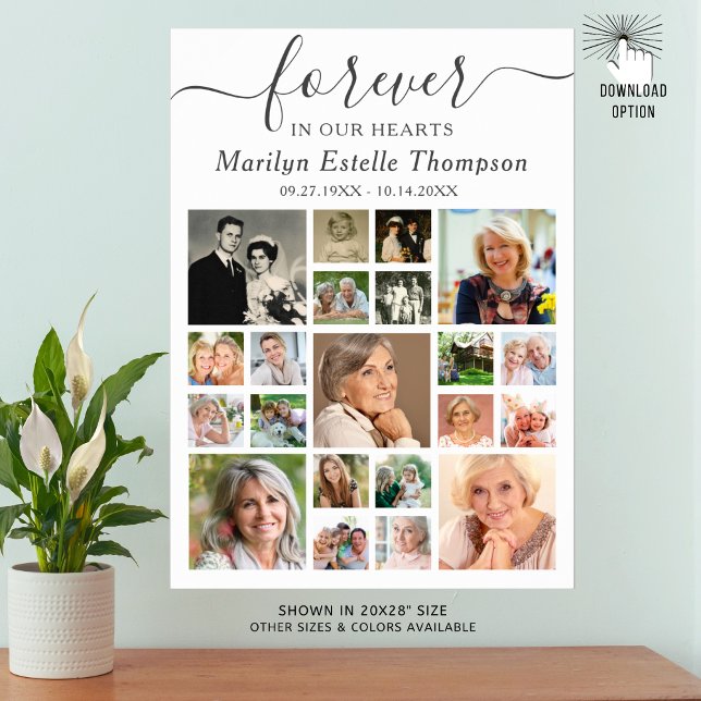 Póster Memorial 21 Colage de Fotos Por Siempre en nuestro (Subido por el creador)