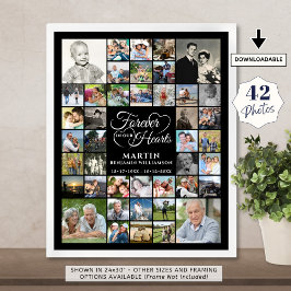 Póster Memorial 42 Collage de fotos PARA SIEMPRE EN NUEST