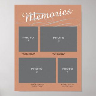 Póster Memorial 4, página de fotos con subtítulos Recuerd