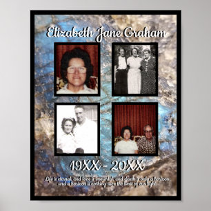 Póster Memorial Cuatro Foto Piedra Azul Labradormista