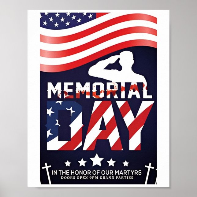 Póster Memorial Day hero Poster (Frente)