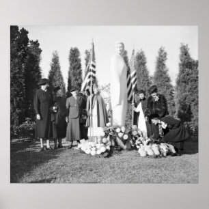 Póster Memorial de Arlington a enfermeras: 1938