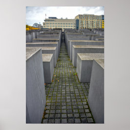 Póster Memorial del Holocausto, Berlín, Alemania