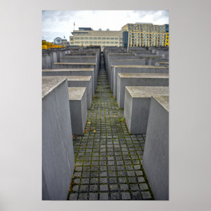 Póster Memorial del Holocausto, Berlín, Alemania