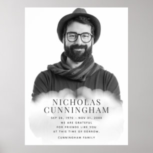 Póster Memorial en las nubes moderna clásica fotografía s