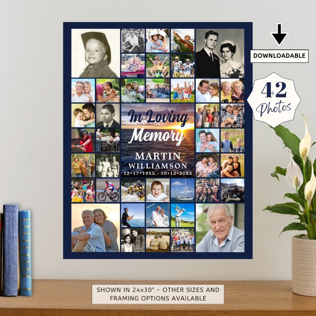 Póster Memorial Ocean Sunset 42 fotos en memoria amorosa (Subido por el creador)
