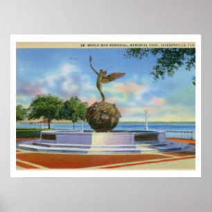 Póster Memorial Park, Jacksonville, Florida