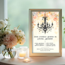 Memorial Vintage Pastel Chic Floral Chandelier