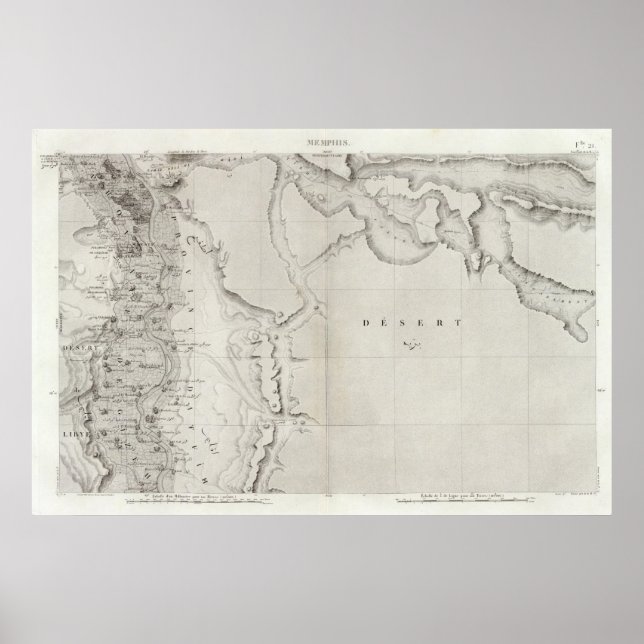 Póster Memphis, Egipto (Frente)