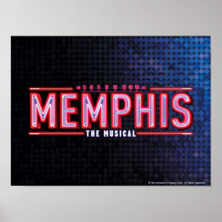 Póster MEMPHIS - El logotipo musical