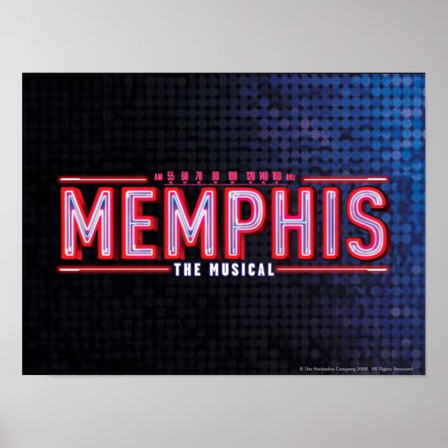 Póster MEMPHIS - El logotipo musical (Frente)