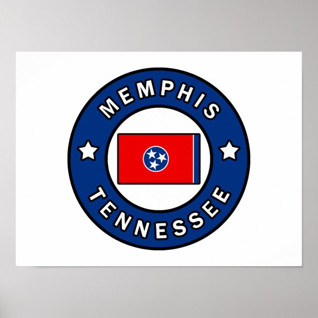 Póster Memphis Tennessee (Frente)