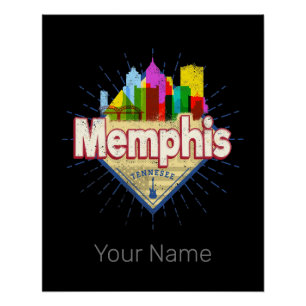 Póster Memphis Tennessee