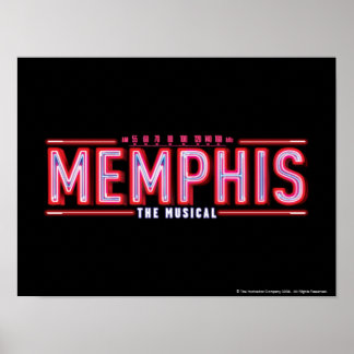 Póster MEMPHIS - The Musical Logo