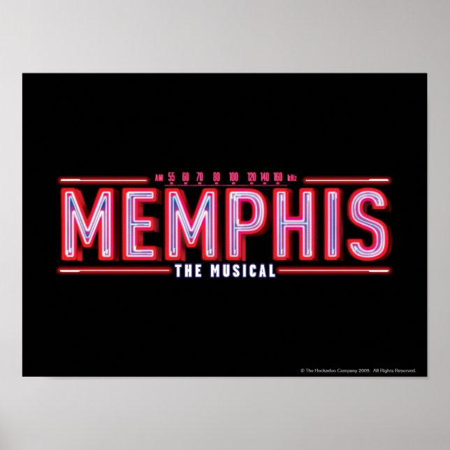 Póster MEMPHIS - The Musical Logo (Frente)