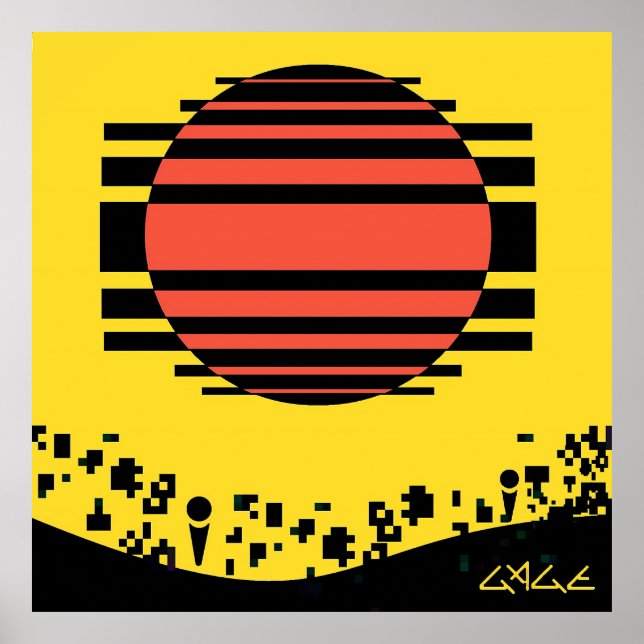 Póster Memphis Tossed Bits (Frente)