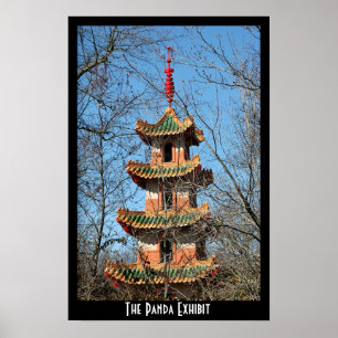 Póster Memphis Zoo Pandas