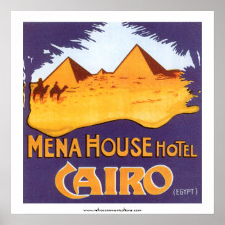 Póster Mena House Hotel Cairo Poster