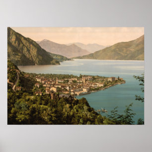 Póster Menaggio III, Lago Como, Lombardía, Italia