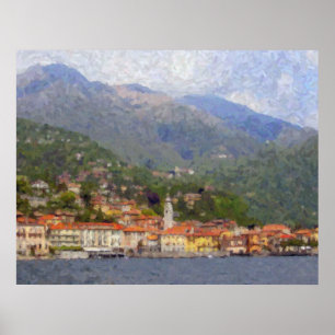 Póster Menaggio, poster de Como del lago