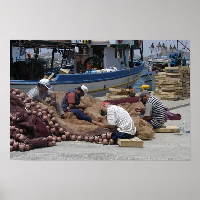 Póster Mending Nets (Frente)