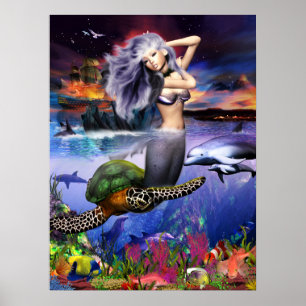 Póster Menehune Mermaid
