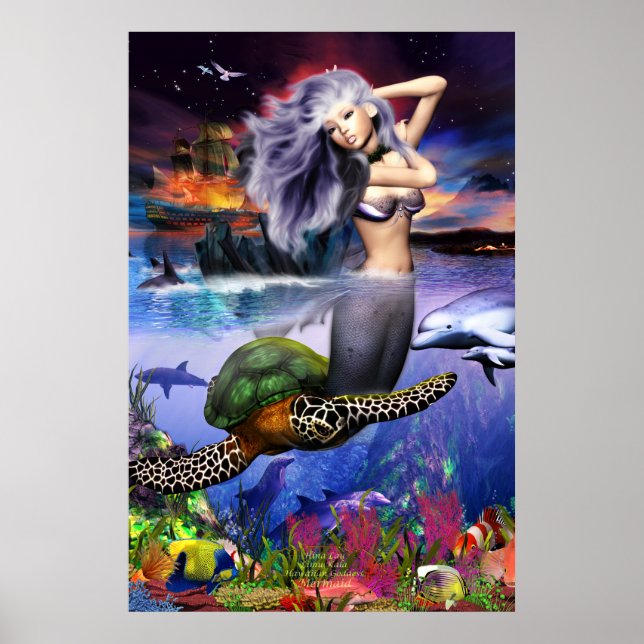 Póster Menehune Mermaid (actualización) (Frente)