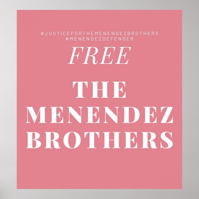 Póster Menendez Brothers (Frente)