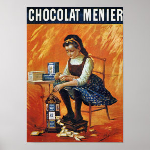 Póster Menier de chocolate