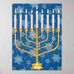 Póster menorah poster
