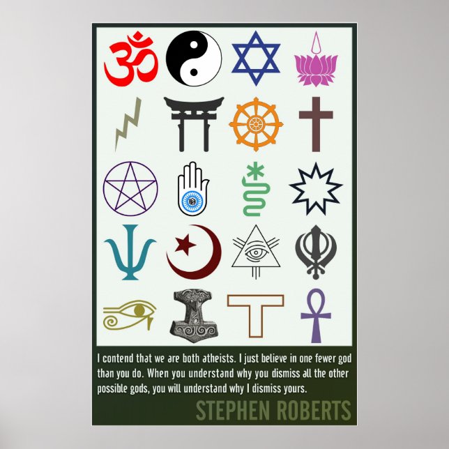 Póster Menos Dios | Stephen Roberts (Frente)
